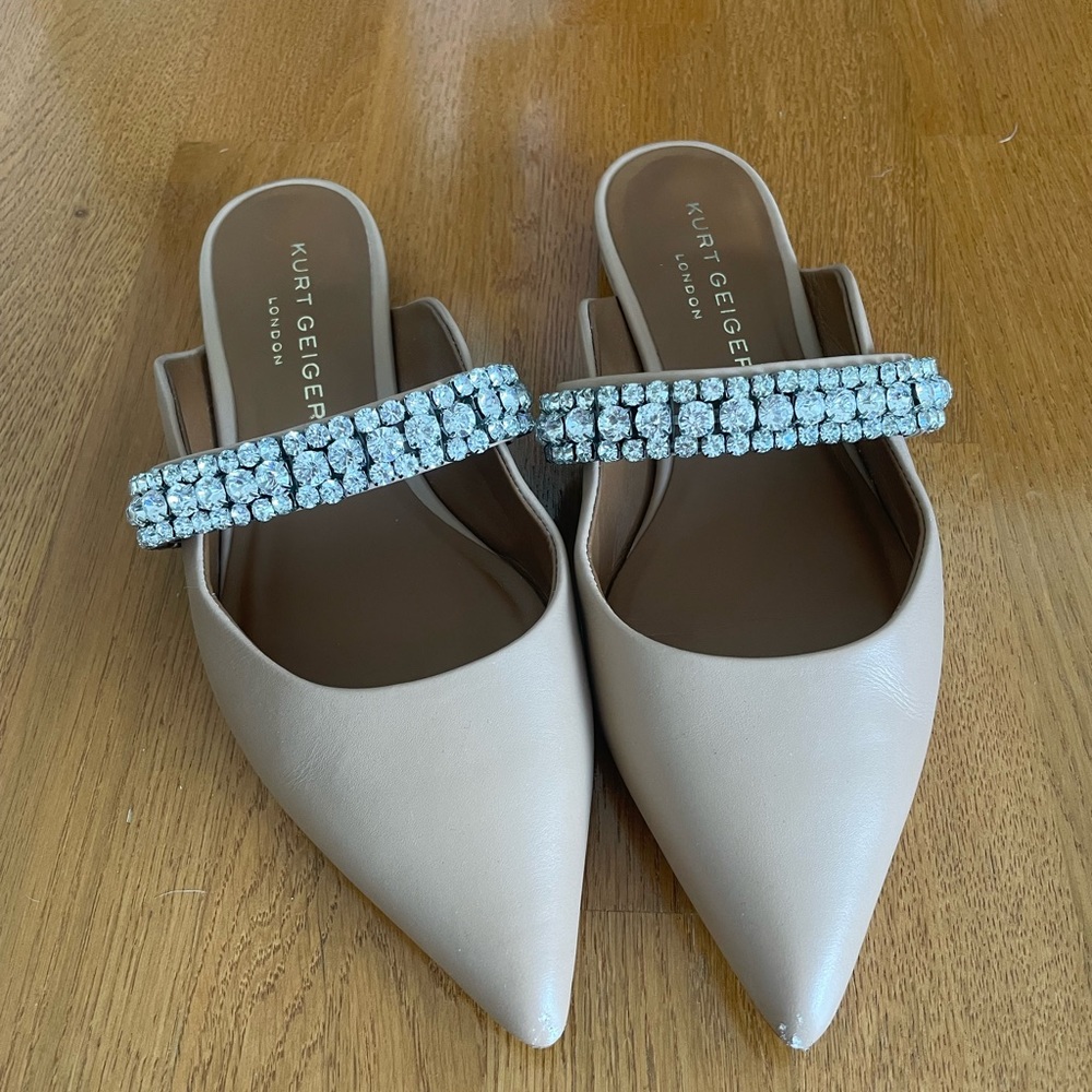 Crystal Embellished Mules